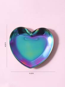 彩色不銹鋼滾動托盤製造商迷你珠寶展示板心形美甲工具 - 彩色 - 查看 4