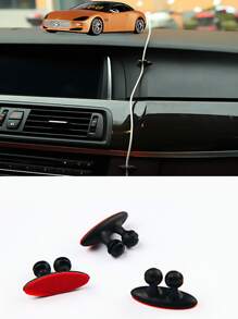 4入組車數據線整理器 - 黑色 - 查看 5