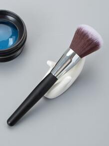 Cọ trang điểm đa năng, 1 chiếc cọ trang điểm bằng gỗ cổ điển, cầm tay, tái sử dụng được, dùng để trang điểm, đánh phấn phủ, trang điểm mặt, dùng cho kem nền, che khuyết điểm, má hồng, tạo khối, đánh phấn má hồng, đánh bronzer, đánh phấn phủ, dùng làm kem nền, đánh má hồng, quà tặng. - màu đen - Xem 3