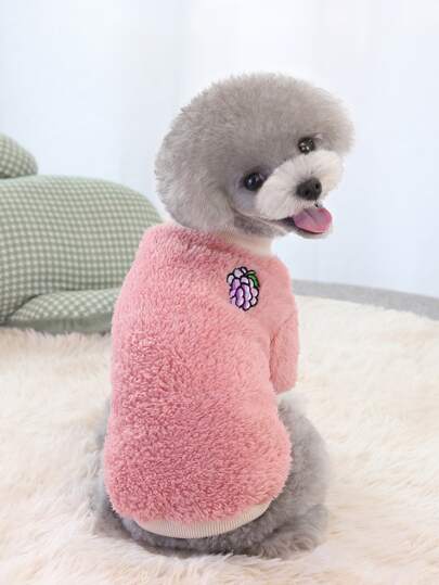 1 pezzo felpa per cane con toppa