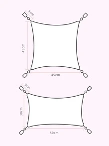 1pc Textured Tassel Decor Cushion Cover Without Filler - White - View 4