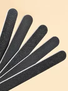 klimonla 10入組天然指甲指甲銼-指甲用金剛砂板100/180砂礫指甲銼凝膠指甲-指甲緩衝塊塑造和光滑-專業指甲銼黑色緩衝指甲銼套裝 - 黑色 - 查看 5