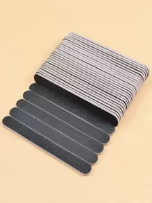 klimonla 10入組天然指甲指甲銼-指甲用金剛砂板100/180砂礫指甲銼凝膠指甲-指甲緩衝塊塑造和光滑-專業指甲銼黑色緩衝指甲銼套裝 - 黑色 - 查看 6