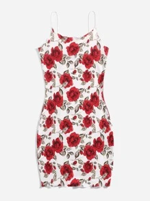 SHEIN Privé Đầm Xù nhỏ Hoa Boho - Nhiều màu - Xem 3