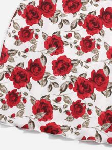 SHEIN Privé Đầm Xù nhỏ Hoa Boho - Nhiều màu - Xem 4