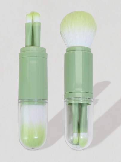 4個入り ポータブル 化粧ブラシセットの画像