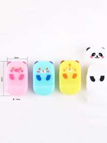 1pc Cartoon Graphic Random Pencil Sharpener - Multicolor - View 3