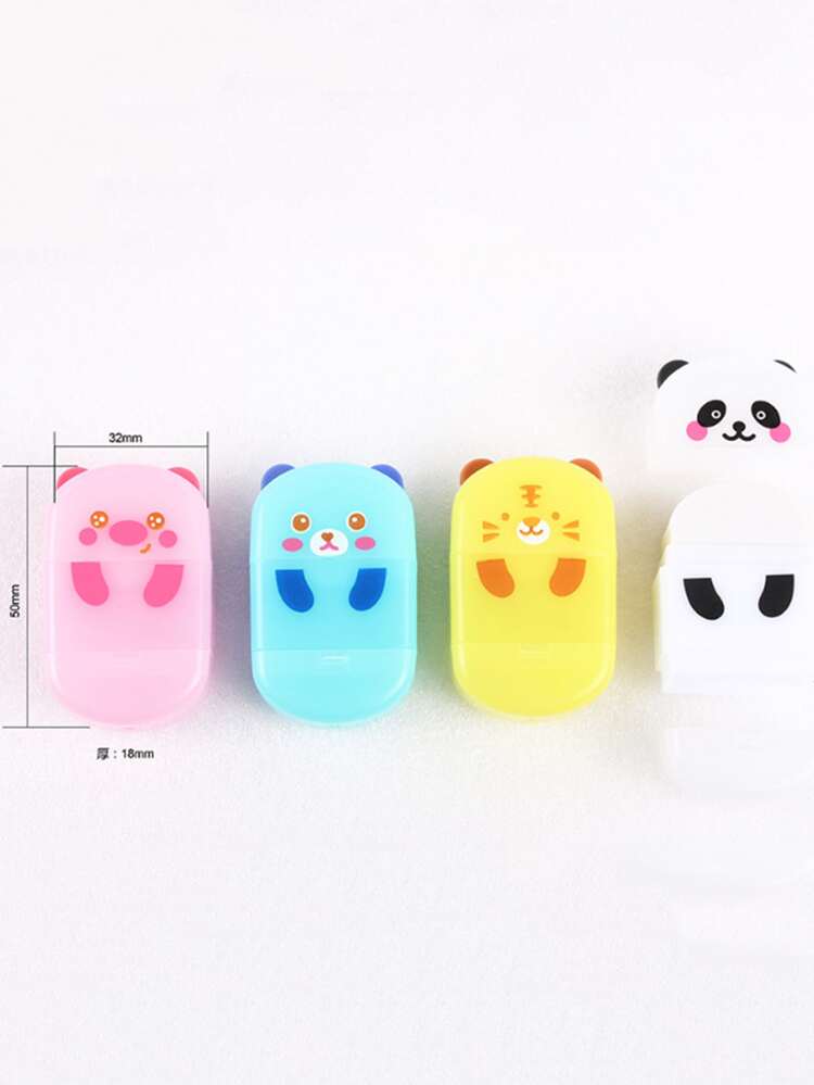 1pc Hoạt hình Đồ họa Ngẫu nhiên Máy mài bút chì - Nhiều màu - Xem 3