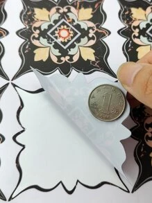 21入組瓷磚對角線貼紙 - 彩色 - 查看 4