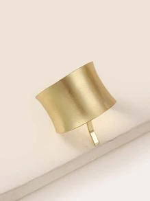 ysbssp 金屬裝飾髮夾 - 金色 - 查看 3