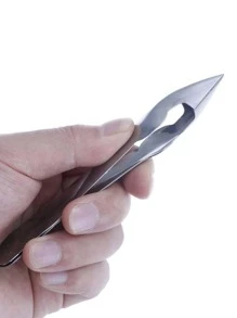 1pc Stainless Steel Pineapple Eye Clip, Silver Fruit Corer For Kitchen - Silver - View 4