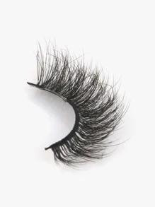 Himirell 貓眼假睫毛，12對14毫米自然十字短睫毛 - 黑色 - 查看 2
