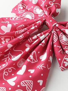 1入女性髮飾蝴蝶結絲帶髮夾，日常戶外穿戴頭飾 - 彩色 - 查看 5