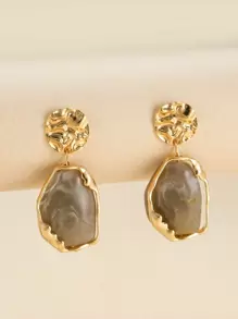 幾何耳墜 - 彩色 - 查看 1