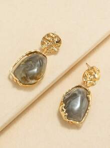 幾何耳墜 - 彩色 - 查看 2