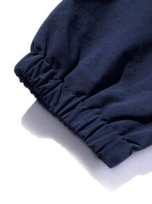 SOLOCOTE Girls Solid Zipper Front Hooded Coat - Navy Blue - View 6