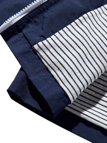 SOLOCOTE Girls Solid Zipper Front Hooded Coat - Navy Blue - View 7