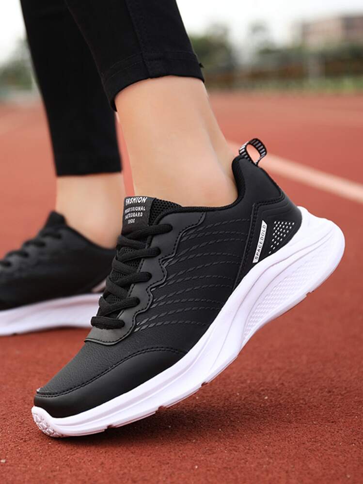 Girls Letter Graphic Running Shoes SHEIN