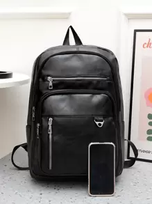 Balo đựng đồ dung tích lớn tối giản có thể gập lại 15,6 inch, cặp đi học, đi học, đi đại học, đi học, túi da thể thao cổ điển, túi đựng máy tính xách tay chống nước, túi đựng sách, túi đựng sách, túi đựng quà Giáng sinh mùa thu, túi du lịch Giáng sinh mùa đông, túi đựng quà ngoài trời, túi đựng máy tính thể thao ngày lễ, túi đi bộ đường dài, đa chức năng, thời trang, quà tặng thông thường, túi đựng máy tính xách tay, nhẹ, trang phục công sở, phù hợp cho nữ sinh viên đại học, nhân viên văn phòng, tân binh & nhân viên văn phòng, hoàn hảo cho ngày trở lại trường, ngày đầu tiên đến trường, công việc, kinh doanh, đi làm, văn phòng - màu đen - Xem 5