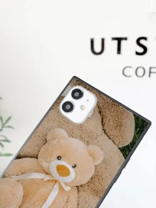 Cartoon Bear Phone Case - Multicolor - View 2