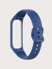 2素色適用於三星星系矽膠錶帶 - 寶藍色 - 查看 3