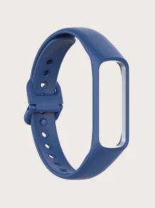 2素色適用於三星星系矽膠錶帶 - 寶藍色 - 查看 4