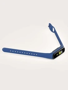 2素色適用於三星星系矽膠錶帶 - 寶藍色 - 查看 5