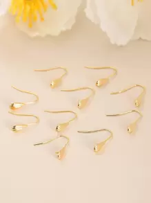 10 Chiếc Đồng Tinh Tế Tự Làm Móc Tai Mỹ Hoàn Thiện Tự Làm Phụ Kiện Trang Sức Cho Tự Làm Bông Tai - Vàng - Xem 1