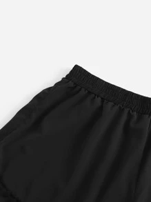 Swim Vcay Plus Pom-Pom Decor Bikini Bottom,Summer Beach - Black - View 5