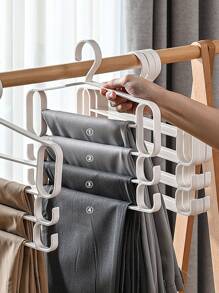 1入組多層衣服衣架 - 白色 - 查看 4