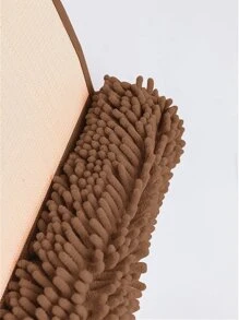 1入組素色雪尼爾廚房地墊 - 咖啡棕 - 查看 2