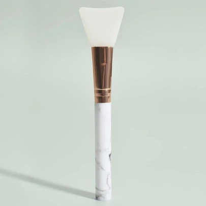 乾淨矽膠面膜刷1入組面部護理泥膜護膚工具