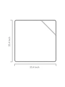 Cartoon Graphic Baby Swaddling Blanket - Blue - View 9