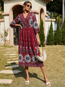 EMERY ROSE Đầm Trọn gói Bộ lạc Boho - Nhiều màu - Xem 1