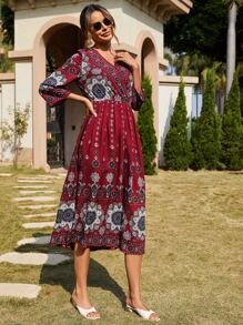 EMERY ROSE Đầm Trọn gói Bộ lạc Boho - Nhiều màu - Xem 4