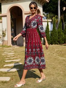 EMERY ROSE Đầm Trọn gói Bộ lạc Boho - Nhiều màu - Xem 5