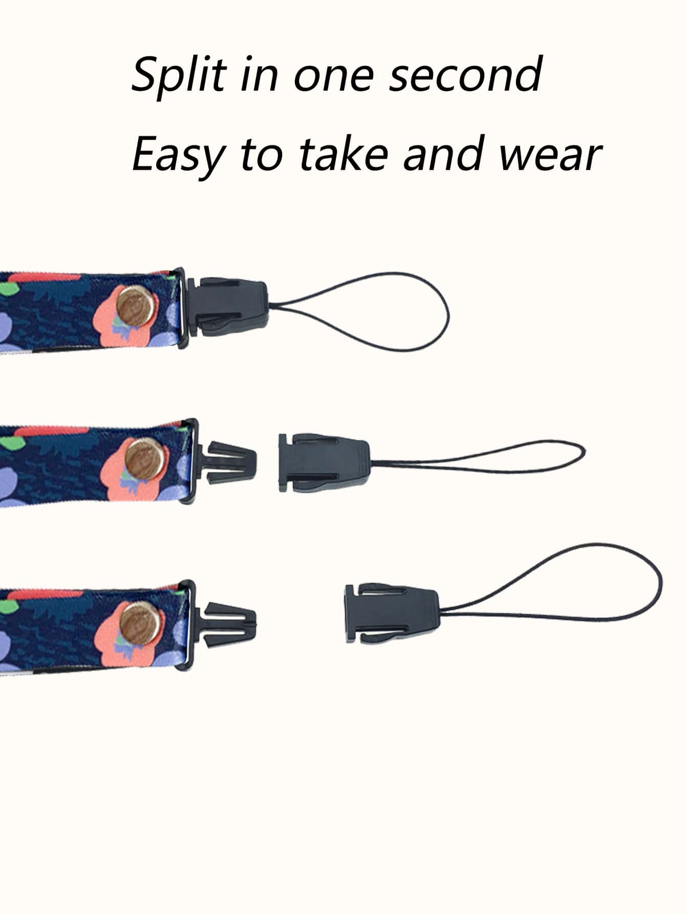 Ốp điện thoại họa tiết hoa hồng kèm dây đeo cổ, tương thích với iPhone 15 Pro Max, ốp mềm toàn diện, phiên bản quốc tế, không phải phiên bản nội địa. - Nhiều màu - Xem 3