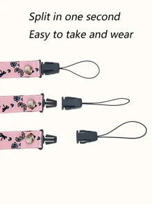 Floral Phone Case With Lanyard - Multicolor - View 5