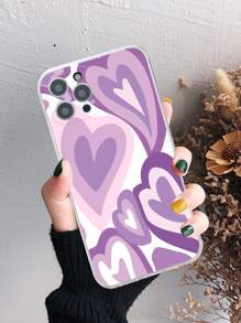 愛心圖案手機外殼 - 彩色 - 查看 1