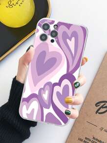 愛心圖案手機外殼 - 彩色 - 查看 4