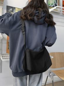 Nhẹ, Túi đeo chéo bằng vải tối giản dành cho doanh nhân dành cho nữ tuổi teen Sinh viên đại học, tân binh và nhân viên văn phòng Hoàn hảo cho văn phòng, đại học, công việc, kinh doanh, đi làm - màu đen - Xem 6