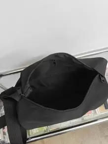 Nhẹ, Túi đeo chéo bằng vải tối giản dành cho doanh nhân dành cho nữ tuổi teen Sinh viên đại học, tân binh và nhân viên văn phòng Hoàn hảo cho văn phòng, đại học, công việc, kinh doanh, đi làm - màu đen - Xem 8