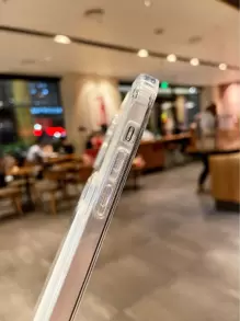 透明插卡槽附帶繩子手機外殼 - 無色 - 查看 3