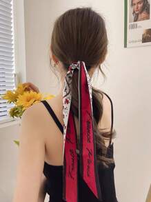 Letter Graphic Hair Band - Multicolor - View 2