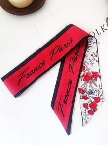 Letter Graphic Hair Band - Multicolor - View 4