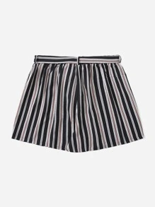 Quần Short kích thước lớn Thắt lưng Sọc Boho - Nhiều màu - Xem 2