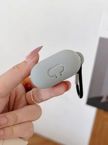 Funda de silicona simple compatible con Airpods - Gris - Ver 3