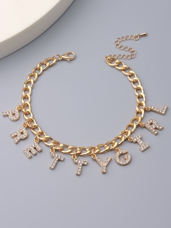 Top 179+ letter charm bracelet kidsdream.edu.vn
