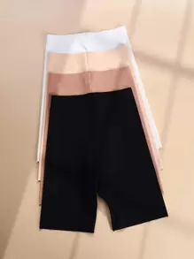 SHEIN 4 条装休闲简约字母印花纯色三角裤