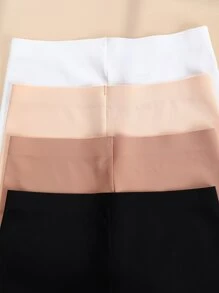 SHEIN 4 条装休闲简约字母印花纯色三角裤